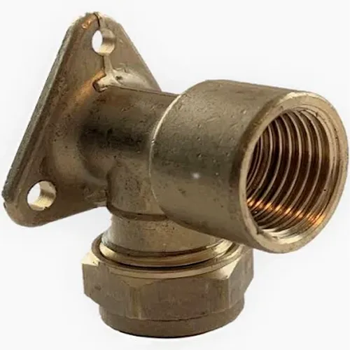 Bayonet backplate protruding from wall