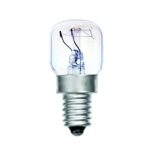 SES oven bulb with silver thread — not recommended