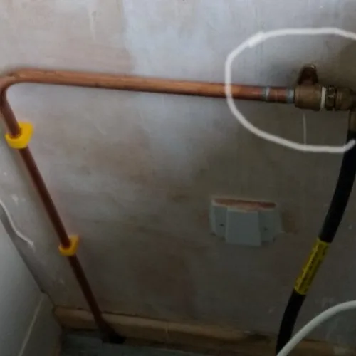 Correct cooker flex installation — microbore